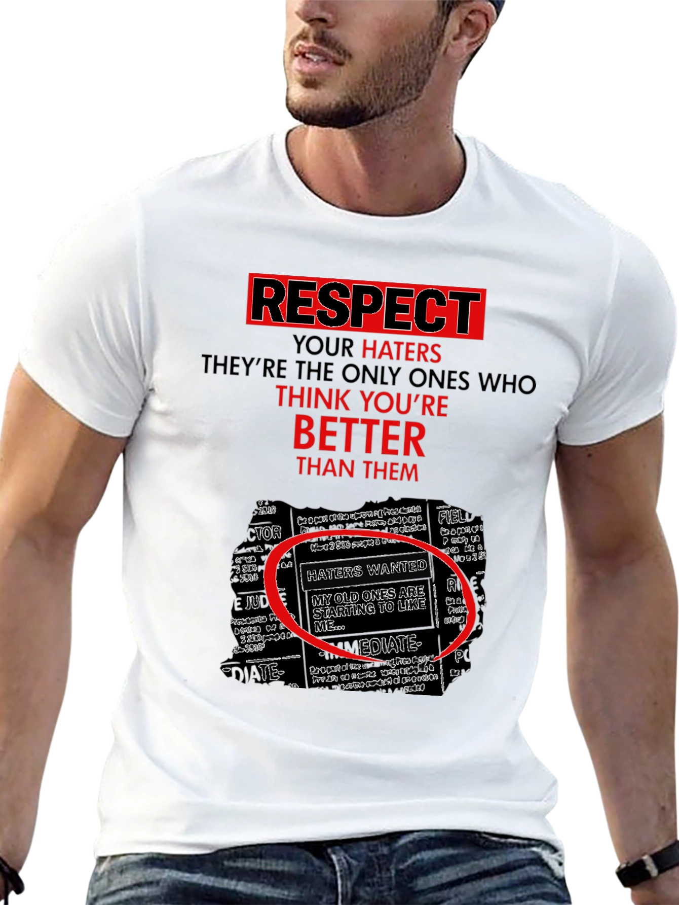 Respect Your Haters Graphic Tee