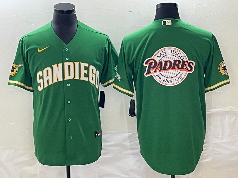Men's San Diego Padres Green Replica Player Jerseys