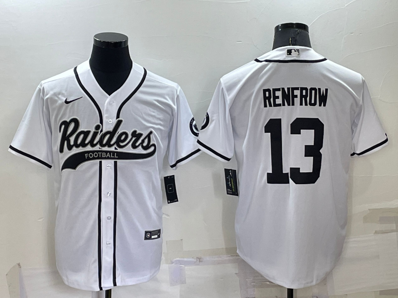 Men's Las Vegas Raiders Hunter Renfrow #13 White Game Jerseys Joint Edition