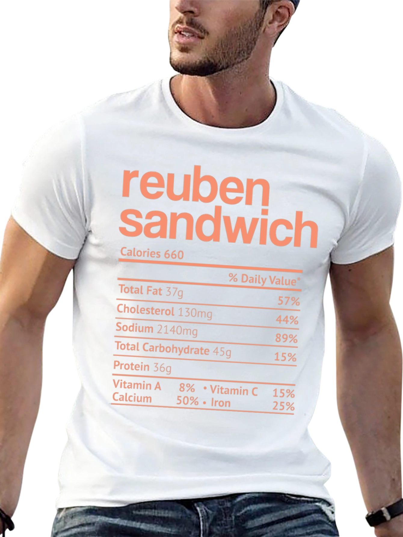 Reuben Sandwich Nutrition Facts T-Shirt