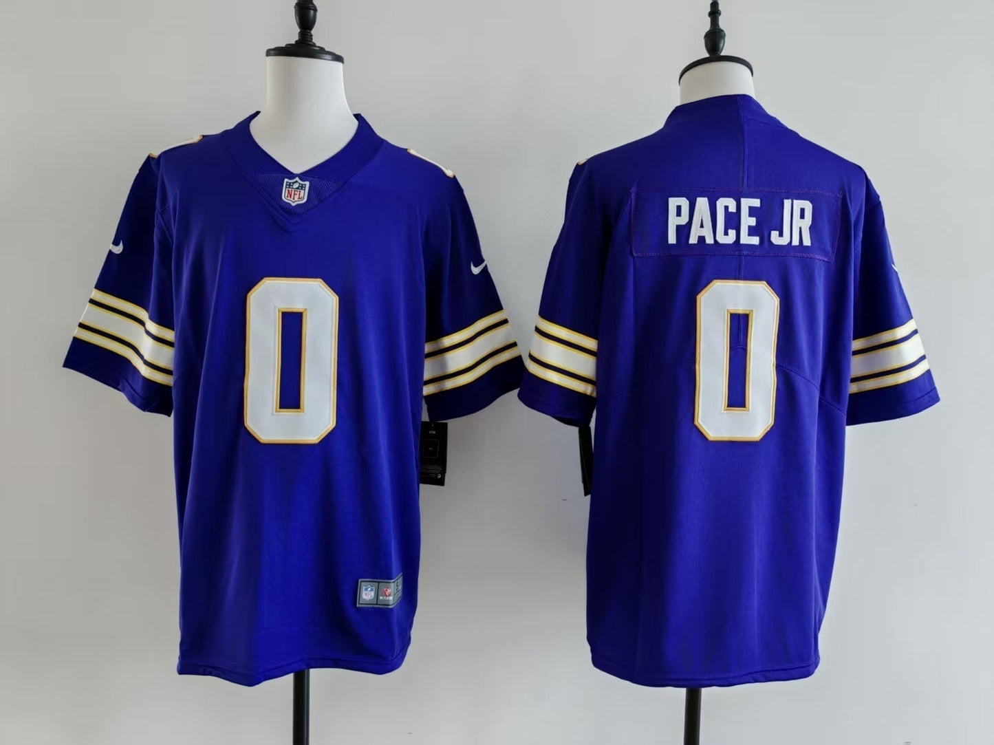 Men's Minnesota Vikings Ivan Pace Jr Nike Jersey - Retro Purple