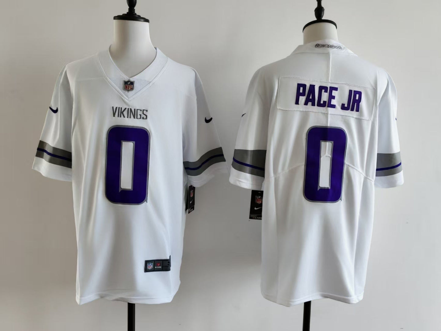 Men's Minnesota Vikings Ivan Pace Jr Nike Jersey - White