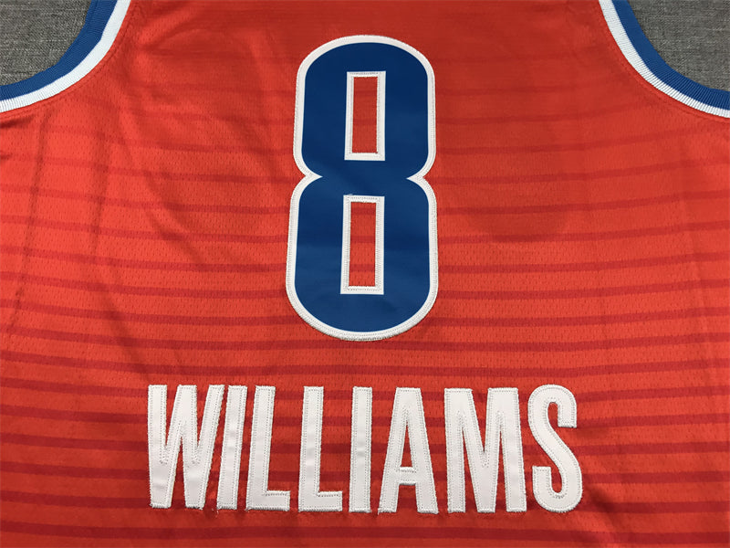 Men's Oklahoma City Thunder Jalen Williams #8 Orange 2022/23 Swingman Jerseys - Statement Edition