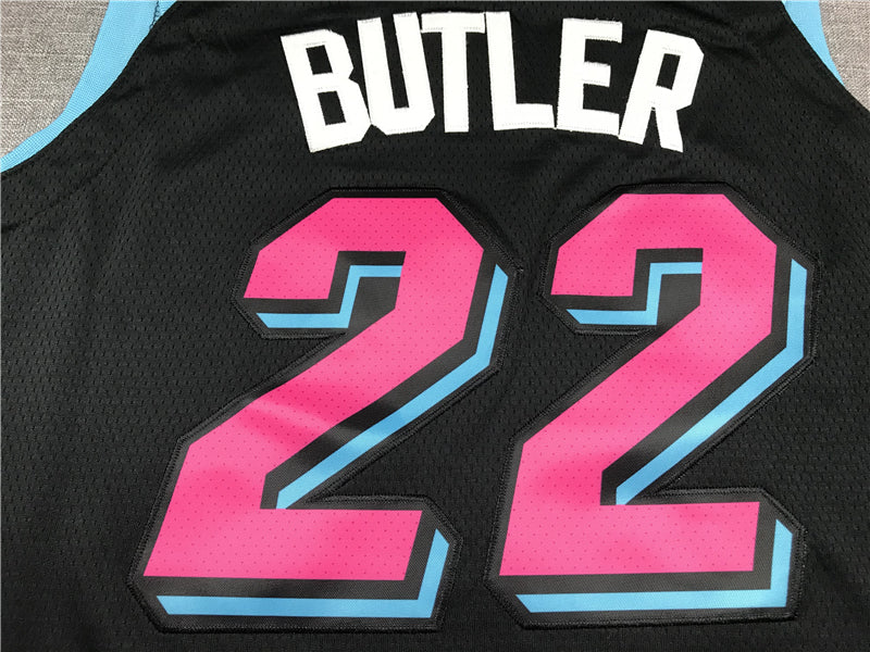 Men's Miami Heat Jimmy Butler #22 NBA Black Swingman Jerseys