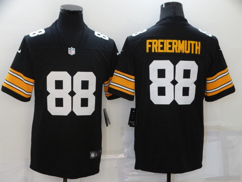 Men's Pittsburgh Steelers Pat Freiermuth #88 Black Player Game Jerseys