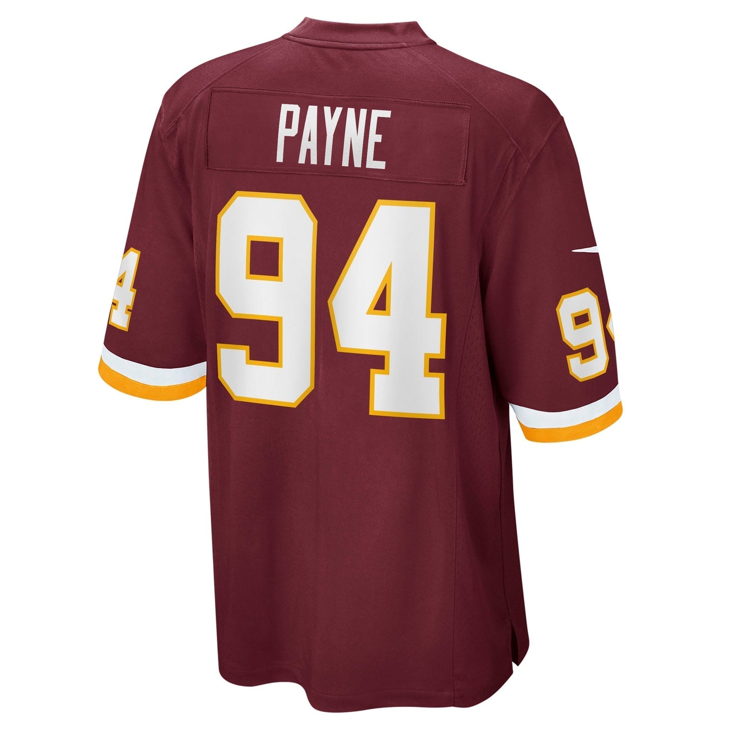 Daron Payne Washington Football Team Nike Game Jersey - Burgundy