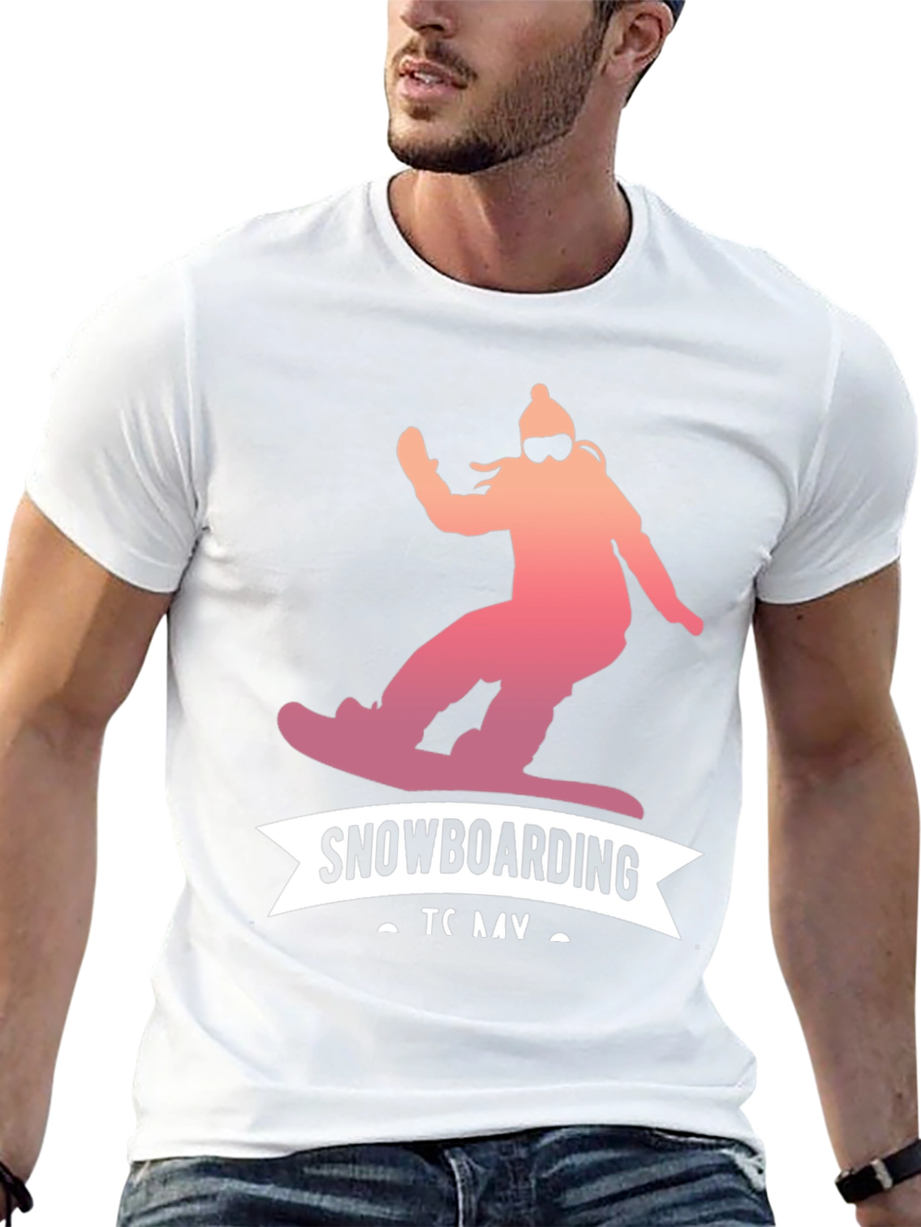 Snowboarding T-Shirt - Ride in Style