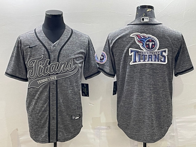 Men's Tennessee Titans Gray Fashion Jerseys