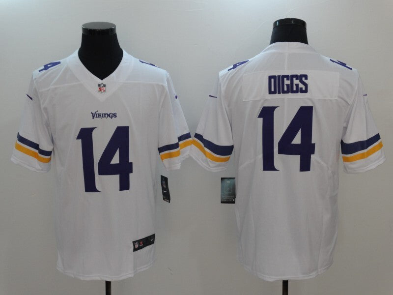 Men's Minnesota Vikings Stefon Diggs Nike Jersey - White#14
