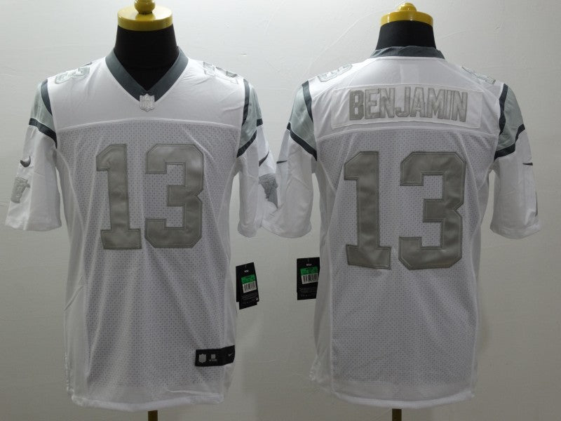 Men's Carolina Panthers Kelvin Benjamin #13 White Game Jerseys
