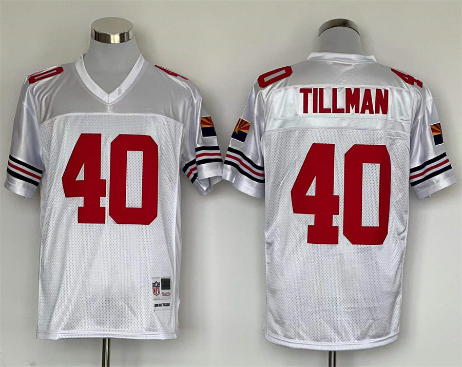 Men's Arizona Cardinals Pat Tillman Mitchell & Ness White Legacy Replica Jerseys