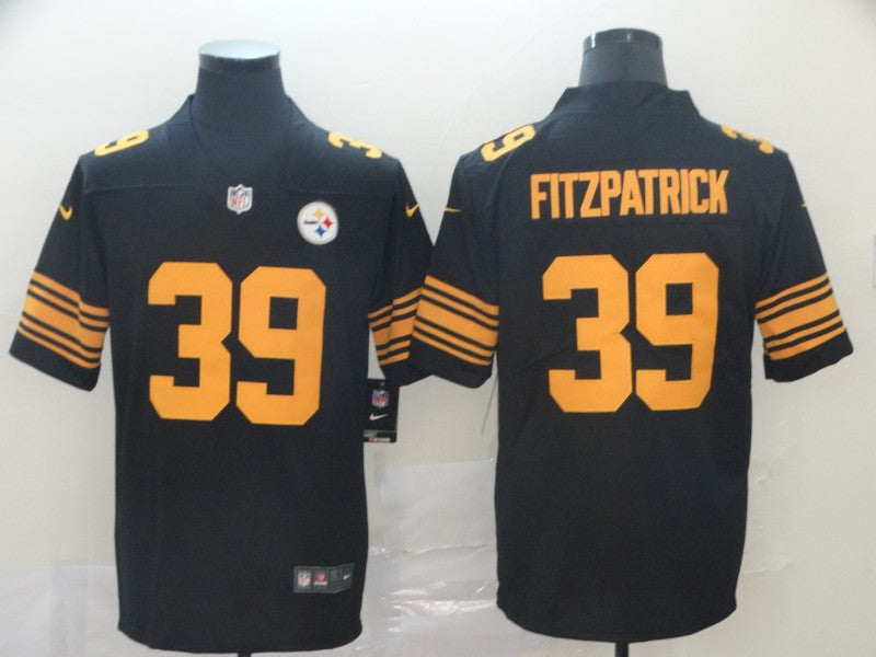 Men's Pittsburgh Steelers Minkah Fitzpatrick #39 Black Alternate Legend Jerseys
