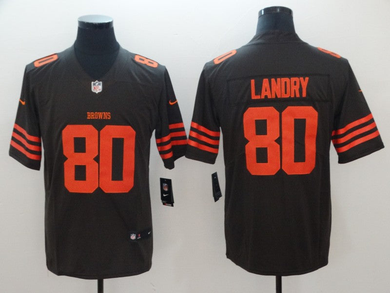 Men's Cleveland Browns Jarvis Landry Brown Player Game Jerseys