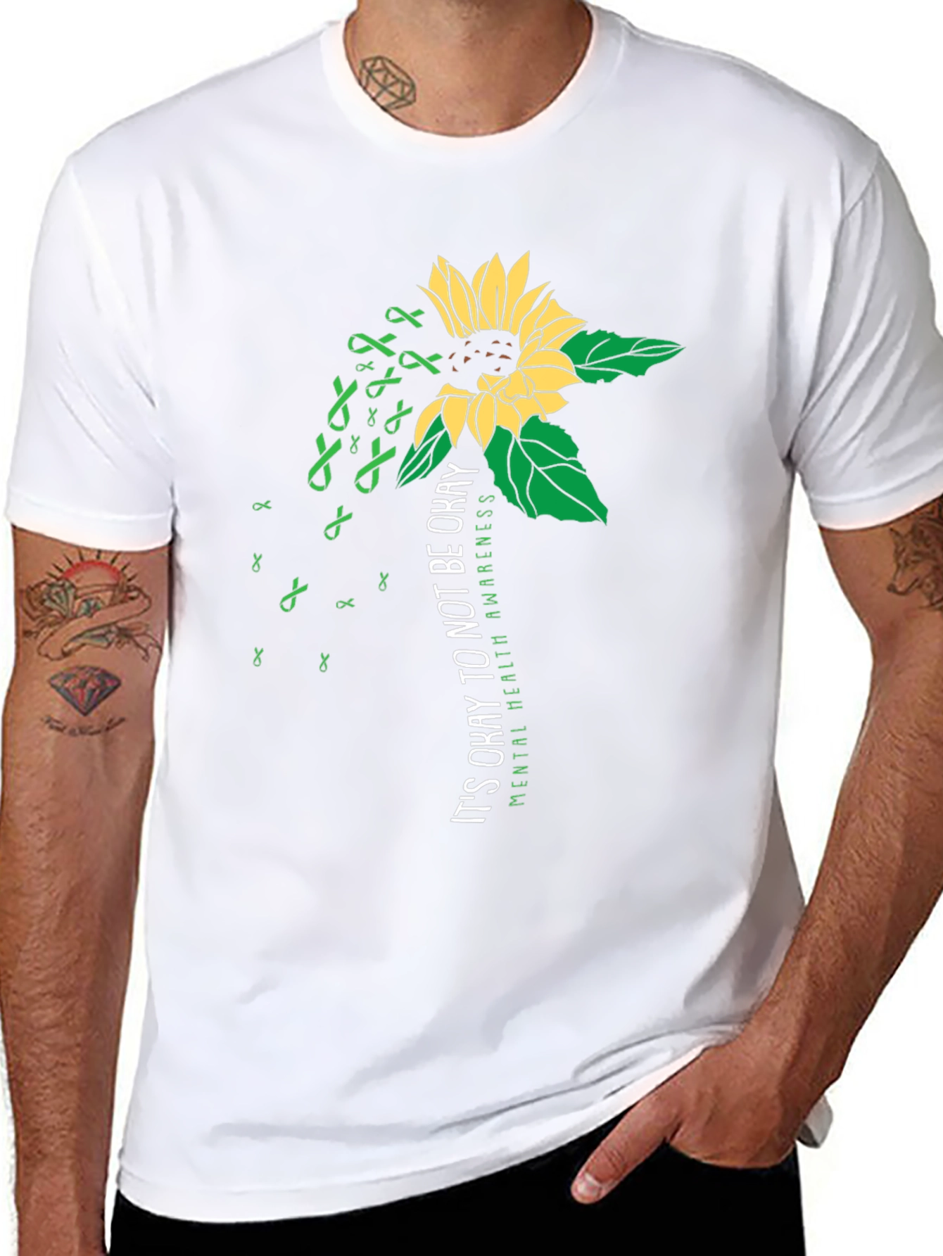 Mental Health Awareness Sunflower T-Shirt