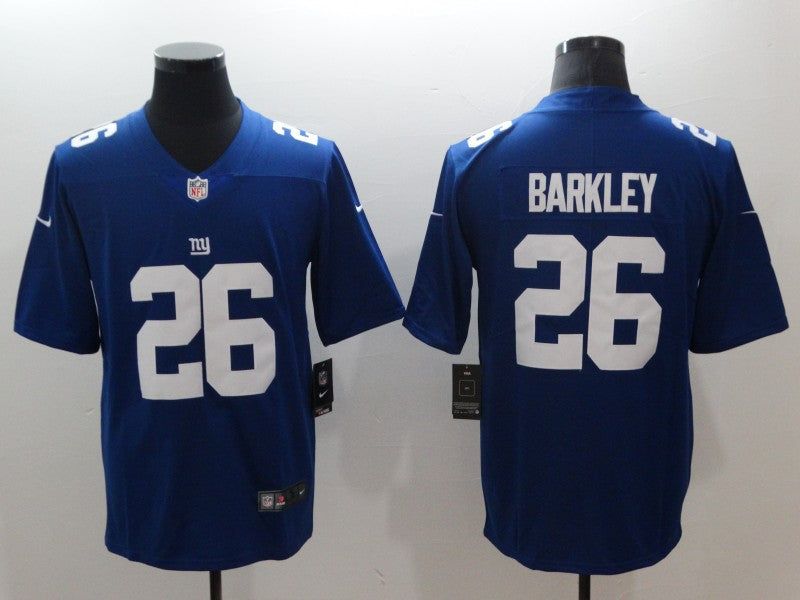 Men's New York Giants #26 Saquon Barkley Jerseys Blue