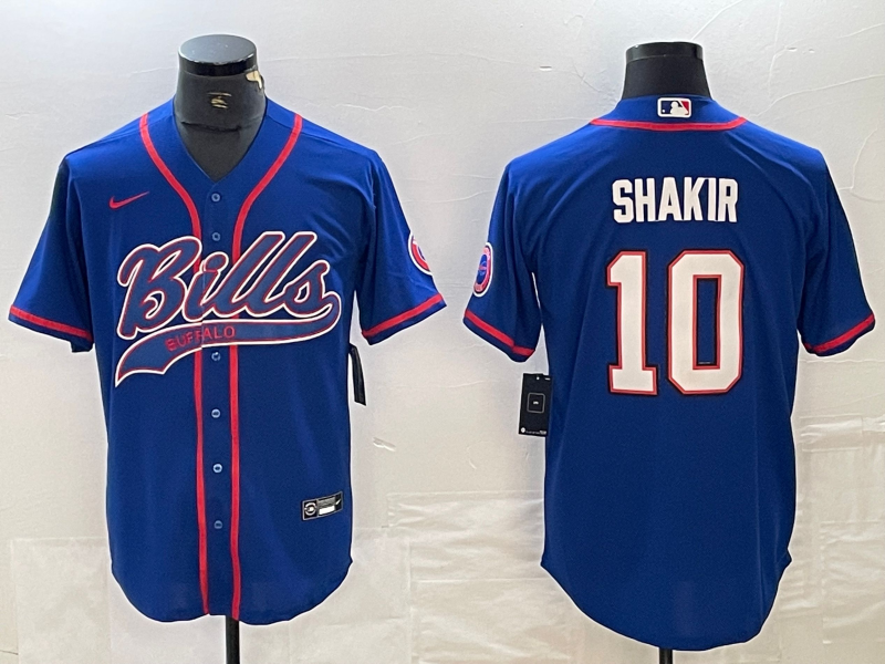 Men's Buffalo Bills Khalil Shakir #10 Royal Player Jerseys Joint Edition
