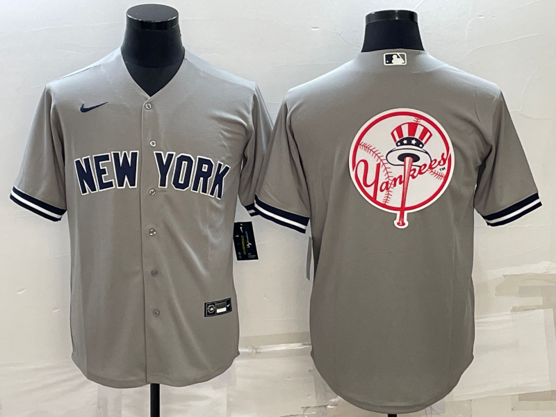 Men's New York Yankees Gray Replica Team Jerseys