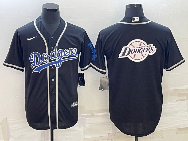 Men's Los Angeles Dodgers Black Authentic Baseball Jerseys