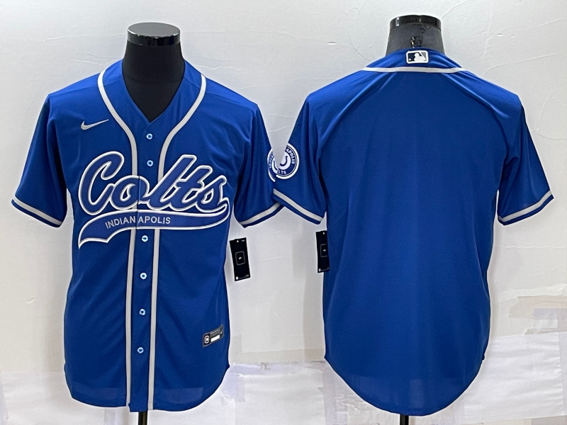 Men's Indianapolis Colts Royal Blank Jerseys