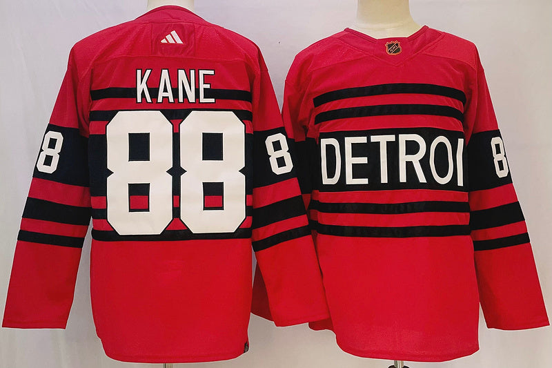 Men's Detroit Red Wings Patrick Kane #88 Red Player Jerseys