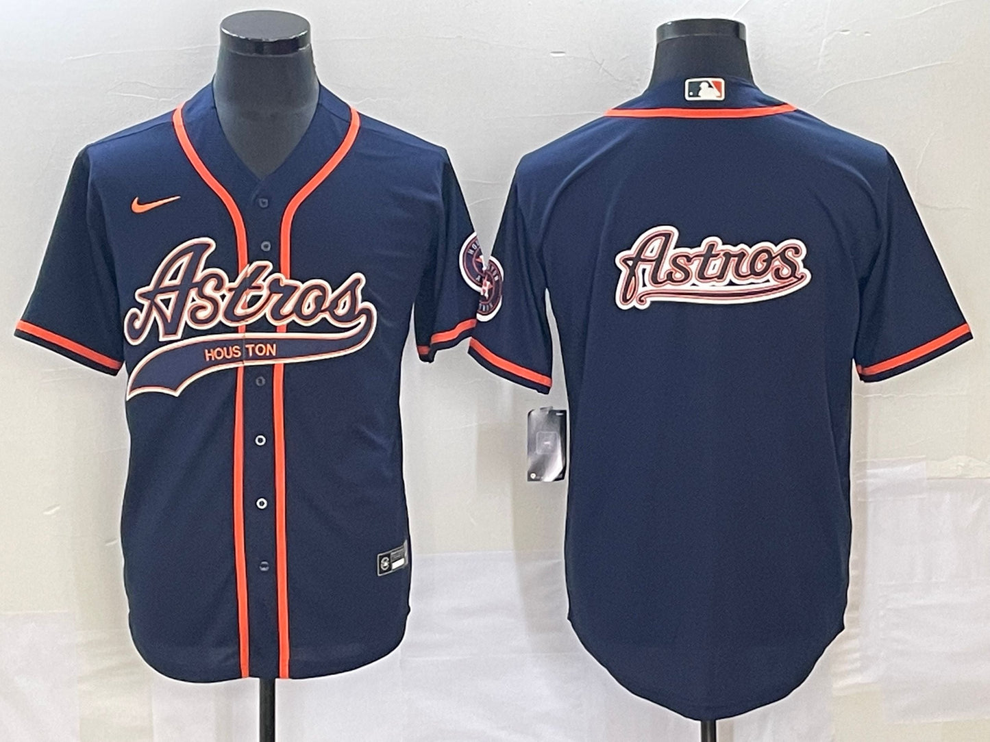 Men's Houston Astros Navy Replica Team Jerseys Joint Edition