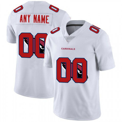 Custom1 Arizona Cardinals Jerseys Limited White Vapor Untouchable Team Big Logo