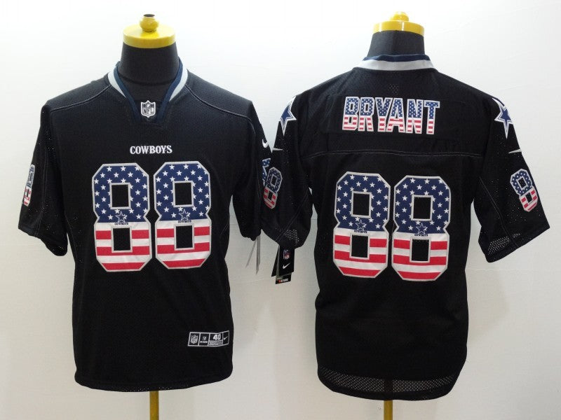 Men's Dallas Cowboys Dez Bryant #88 Black Game Jerseys