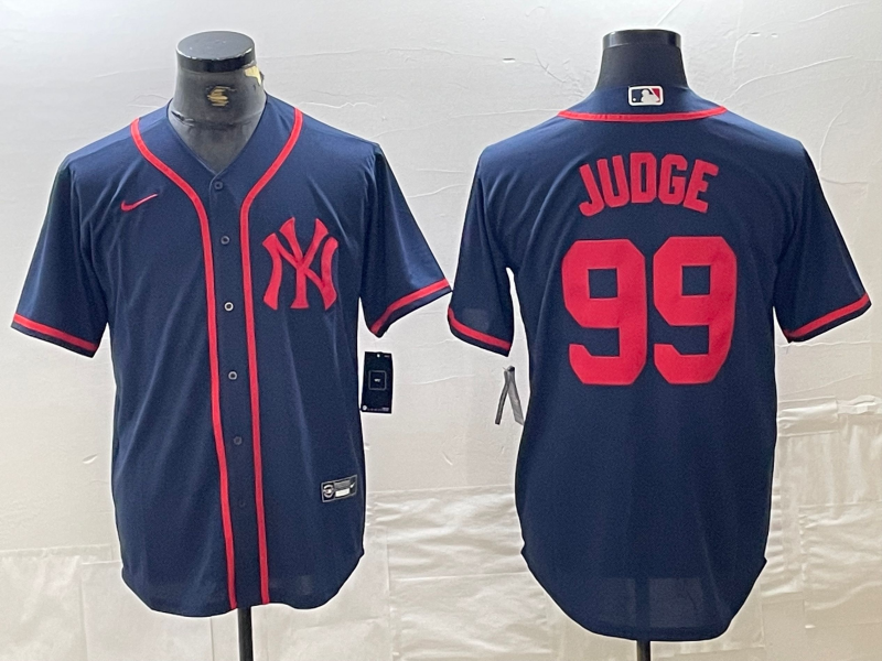 Men's New York Yankees Aaron Judge #99 Navy Limited Game Jerseys