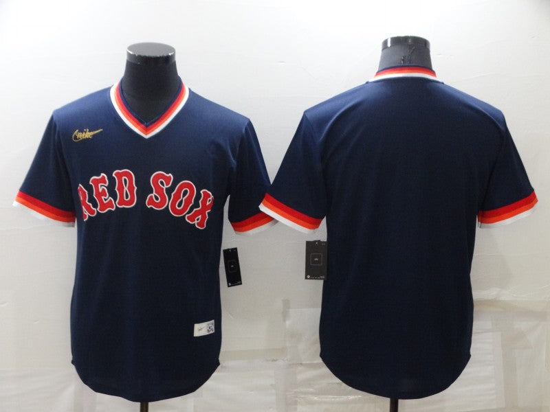 Men's Boston Red Sox Navy Replica Team Blank Jerseys