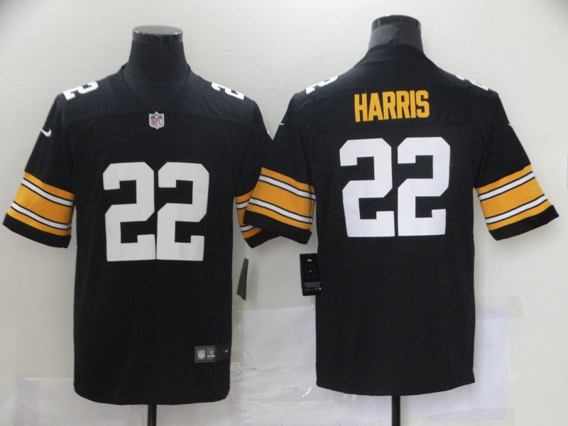 Men's Pittsburgh Steelers Najee Harris #22 Black Player Game Jerseys