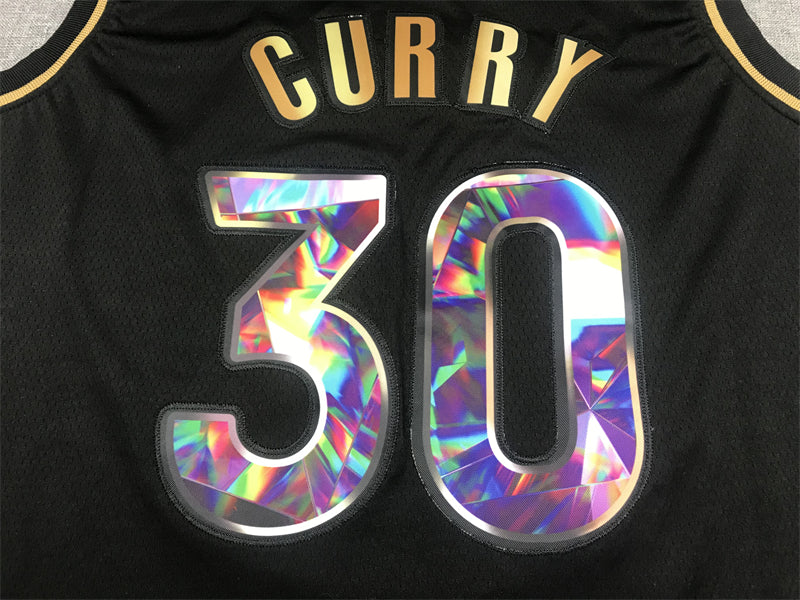 Men's Golden State Warriors Stephen Curry #30 NBA Black Swingman Jerseys
