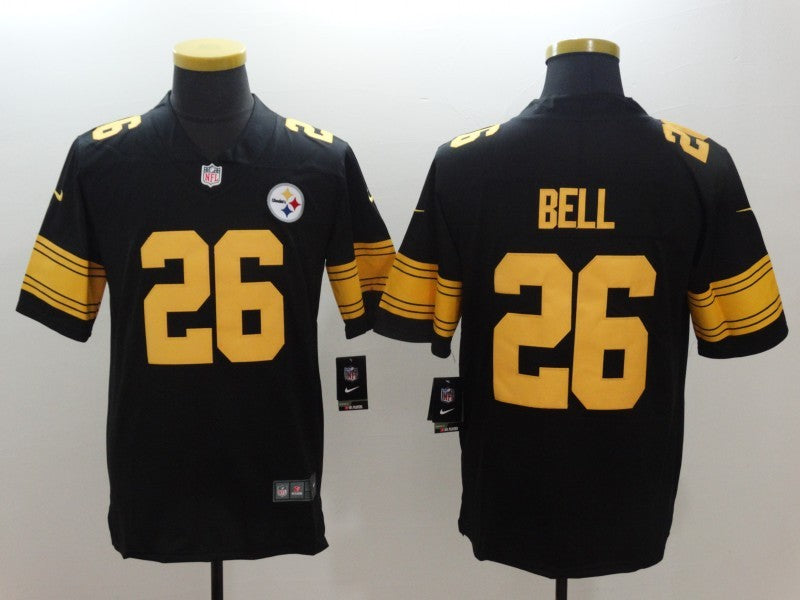 Men's Pittsburgh Steelers LeVeon Bell #26 Black Alternate Legend Jerseys