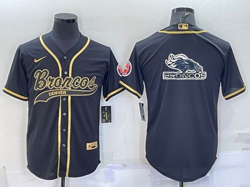 Men's Denver Broncos Black Game Jerseys