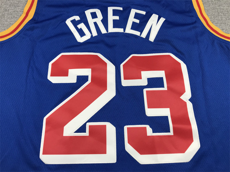 Men's Golden State Warriors Draymond Green #23 Blue Swingman Jerseys