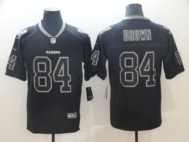 Men's Las Vegas Raiders Antonio Brown #84 Black Alternate Game Jerseys