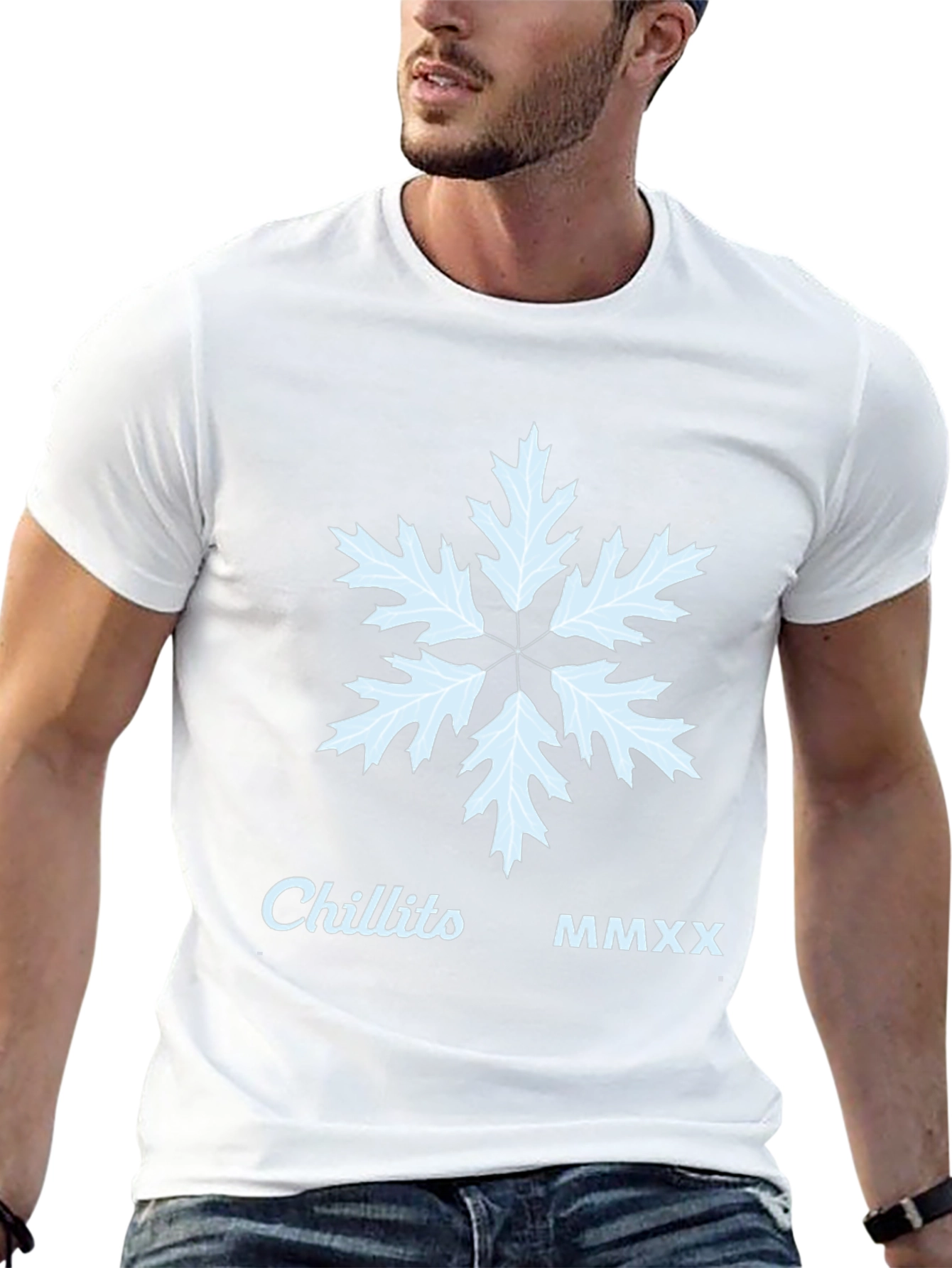 Chillito MMXX Snowflake T-Shirt - Black