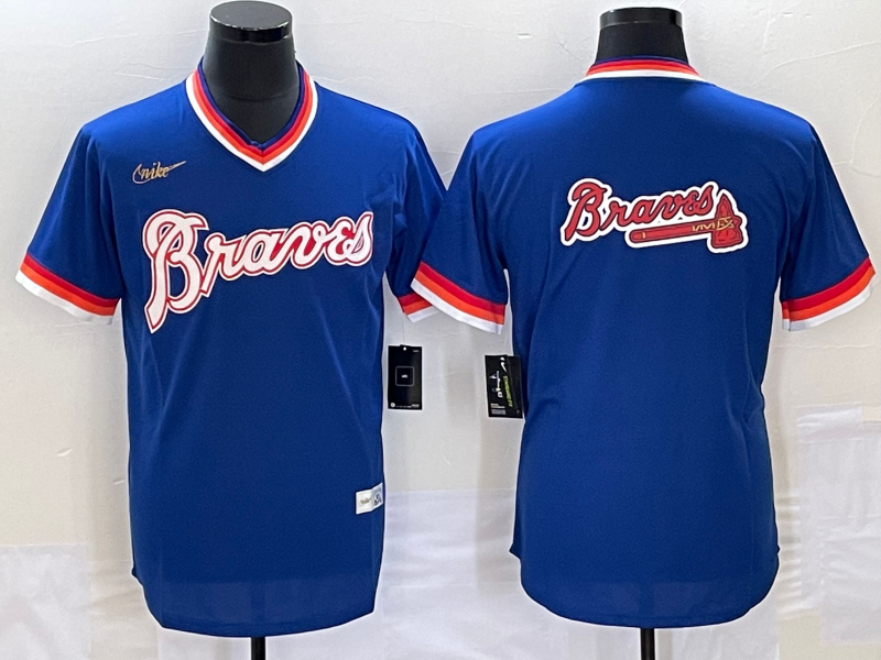 Men's Atlanta Braves Royal Cooperstown Collection Team Jerseys