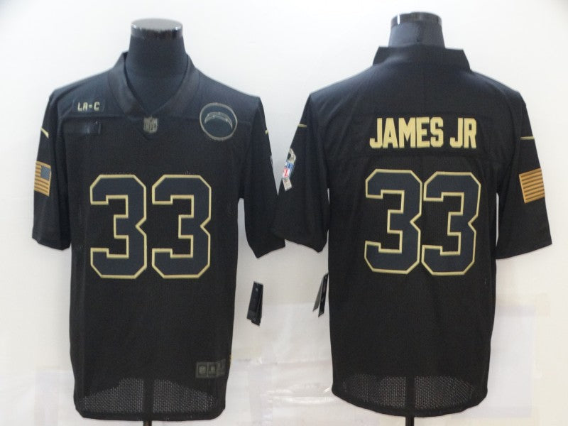 Men's Los Angeles Chargers Derwin James #33 Black Game Jerseys