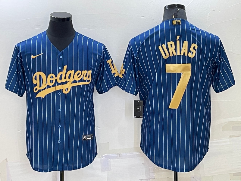 Men's Los Angeles Dodgers Julio Urias #7 Blue Game Jerseys
