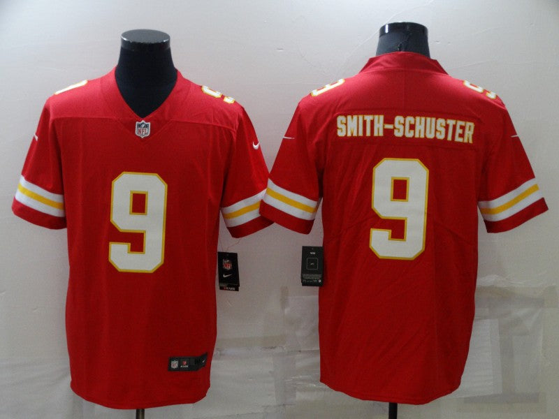 Men's Kansas City Chiefs JuJu Smith-Schuster #9 Red Game Jerseys