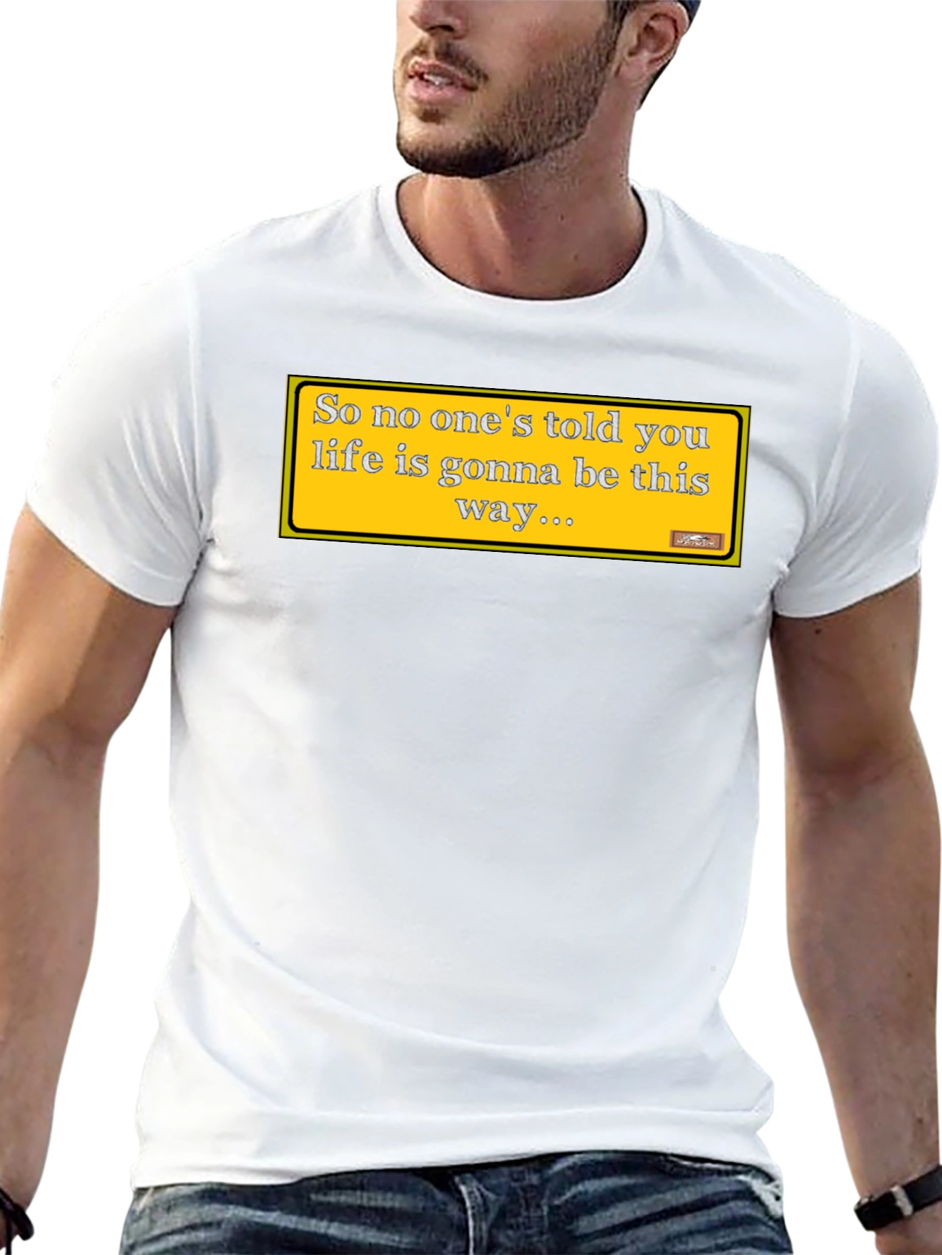 Friends Theme T-Shirt: Lifes Gonna Be This Way Tee