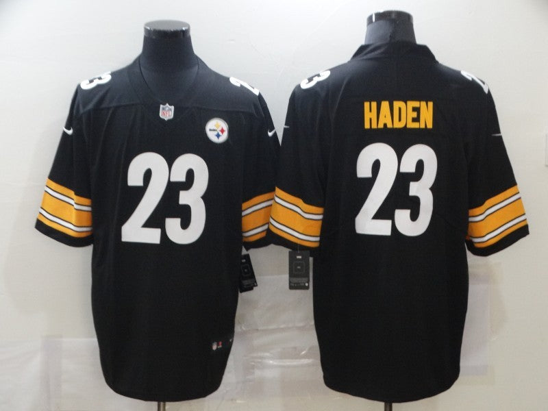 Men's Pittsburgh Steelers Joe Harden #23 Black Game Jerseys