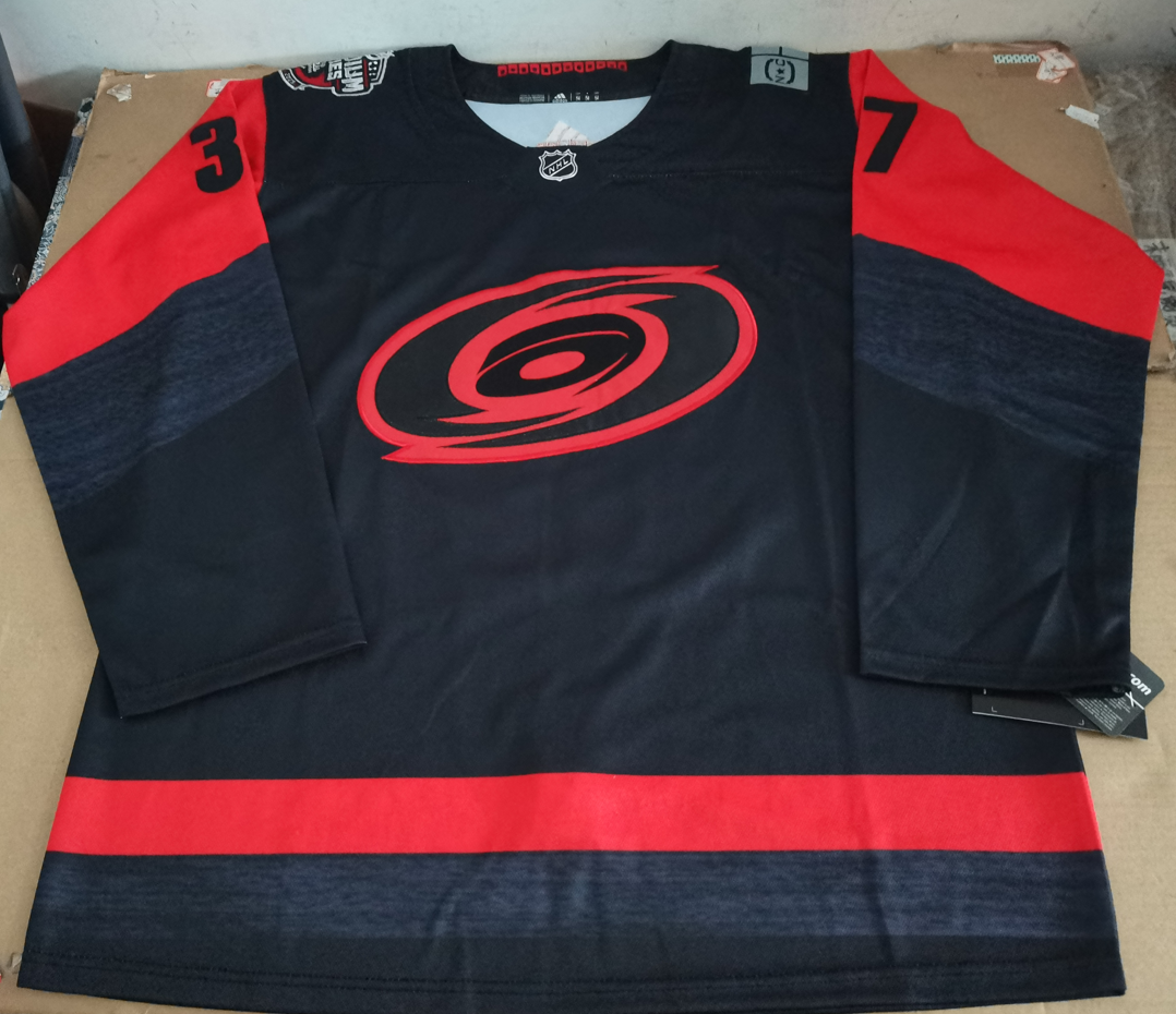Men's Carolina Hurricanes Andrei Svechnikov #37 Black Player Jerseys