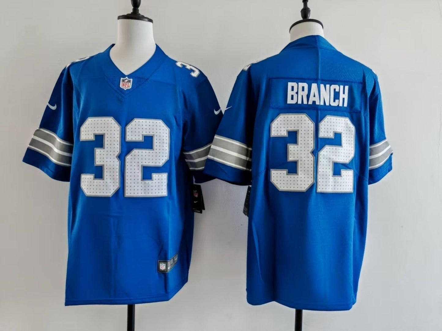 Men's Detroit Alex Brian Branch Jersey - Blue