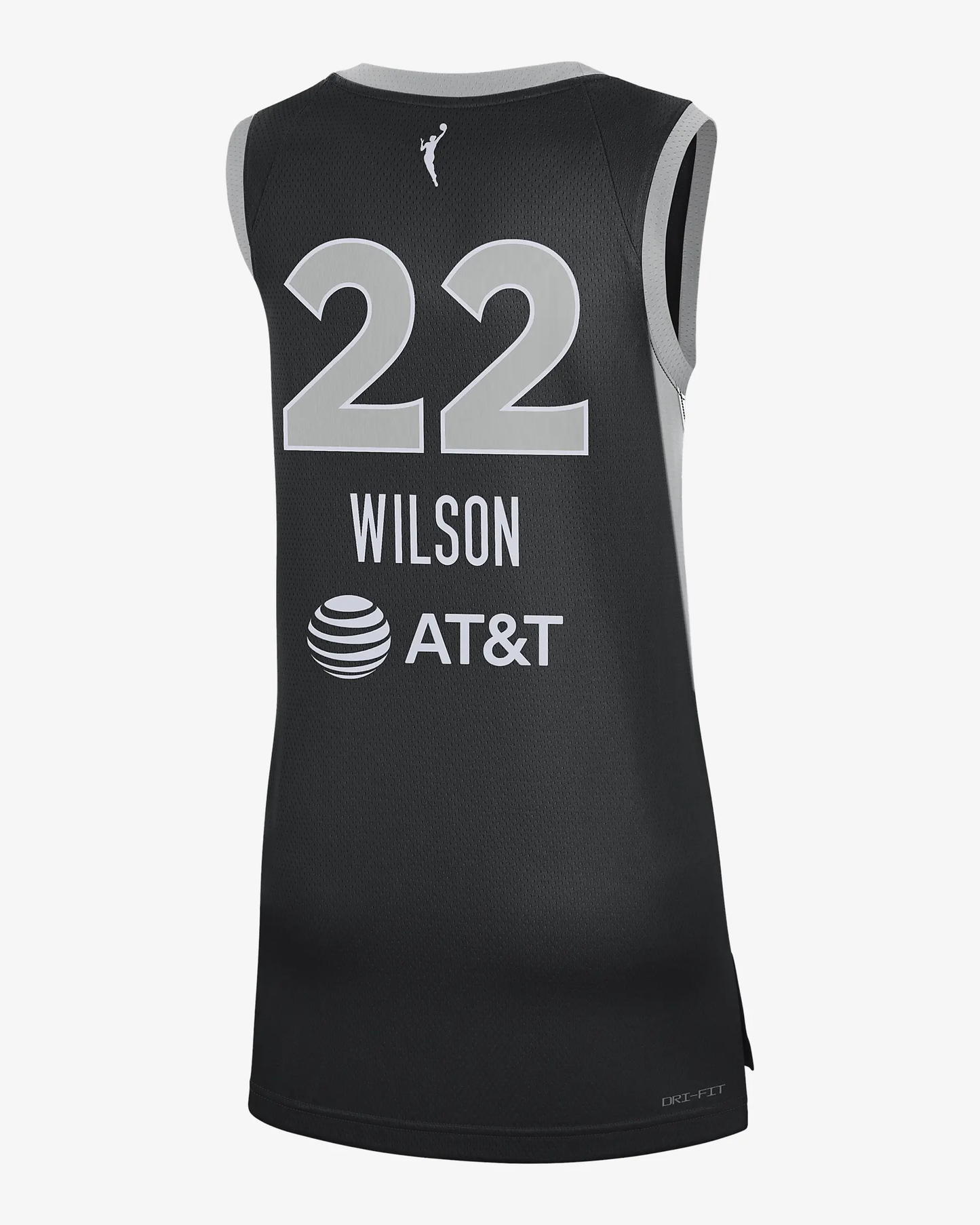 Men's Las Vegas Aces A������������������������������������Ja Wilson #22 Black Player Jersey