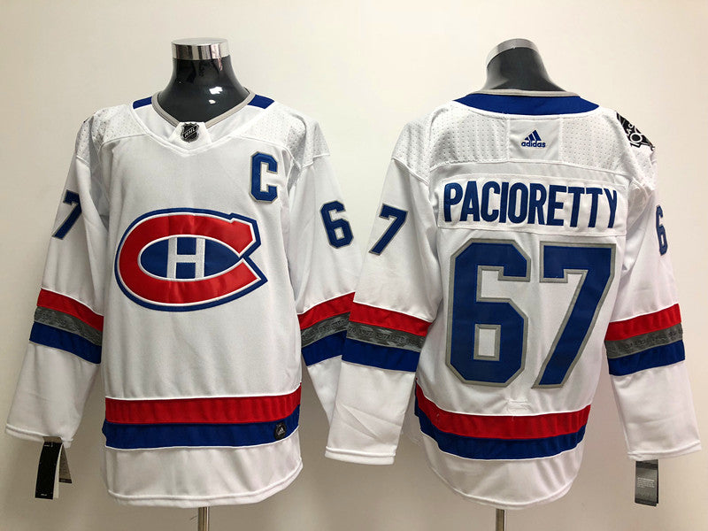 Men's Montreal Canadiens Max Pacioretty #67 White Player Game Jerseys