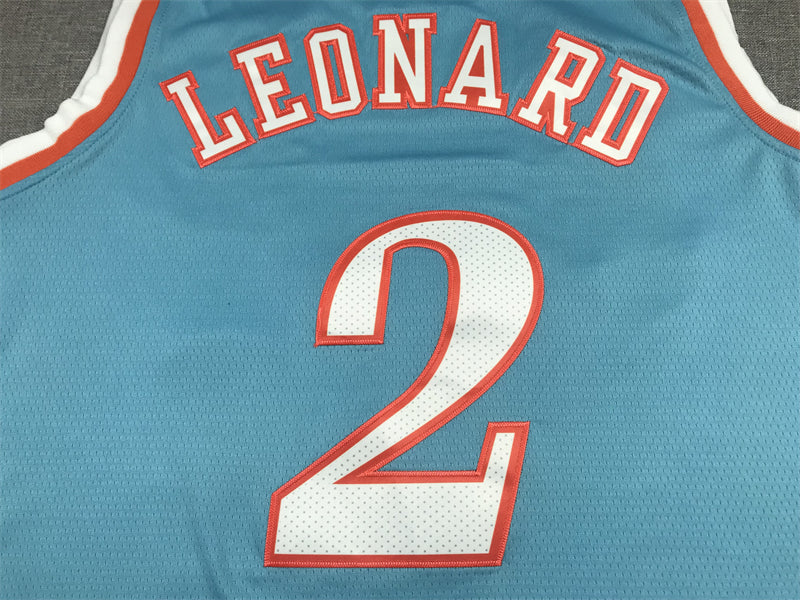 Men's LA Clippers Kawhi Leonard Blue 2021/22 Swingman Jerseys - City Edition