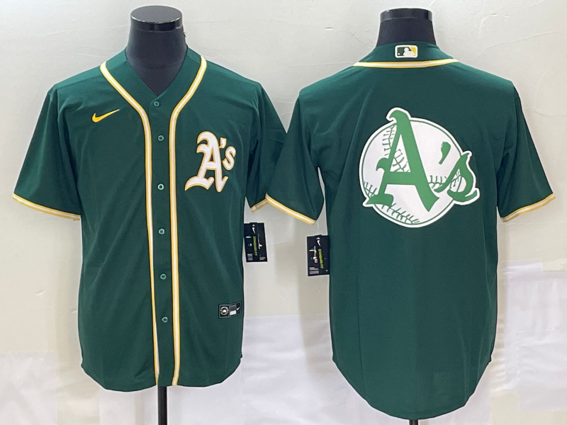 Men's Oakland Athletics Kelly Green Replica Team Jerseys