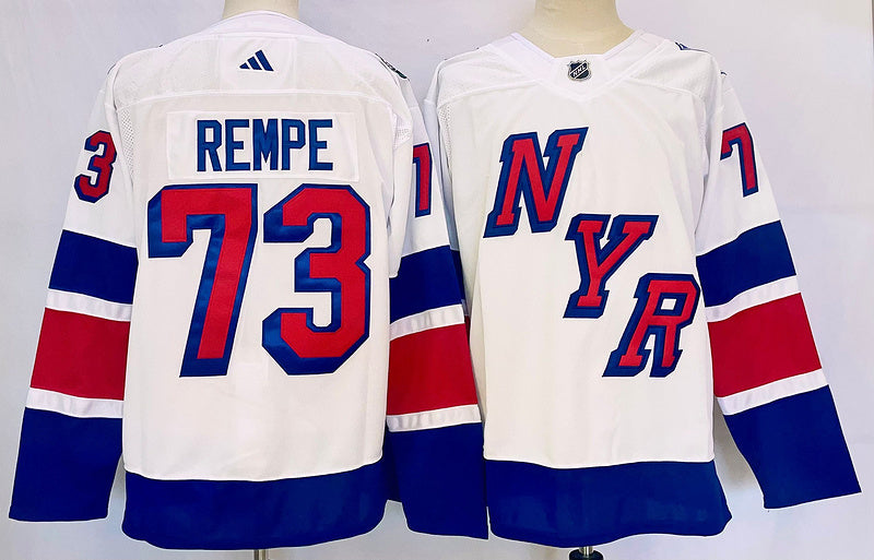 Men's New York Rangers Matt Rempe #73 White Player Jerseys