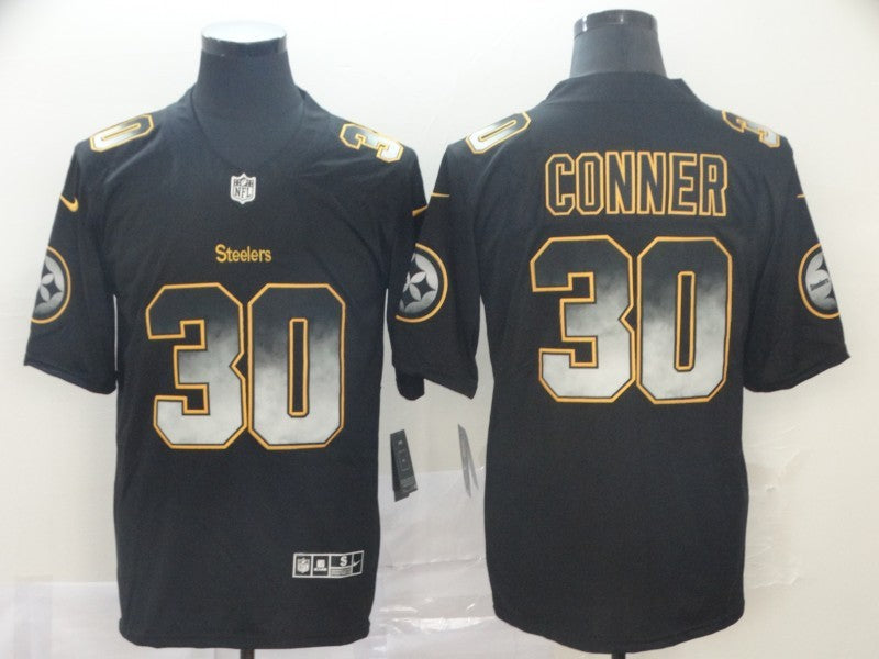 Men's Pittsburgh Steelers James Conner #30 Black Alternate Game Jerseys